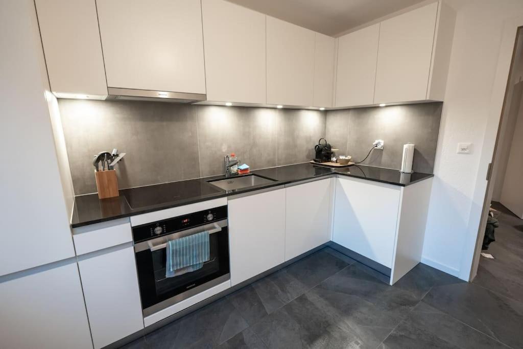 Appartement Spacieux Au Centre De La Gruyere Broc Exteriör bild